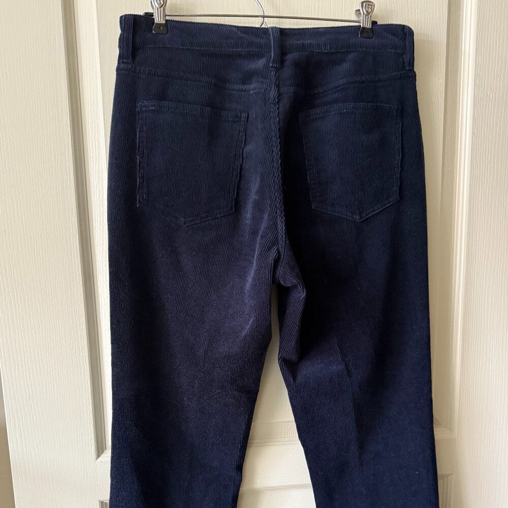 Quince Organic Stretch Corduroy Straight Leg Pant in Deep Navy EUC - Picture 3 of 3